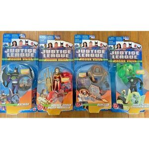 BATMAN WONDER WOMAN DARKSEID GREEN LANTERN Justice League Mission Vision Figures